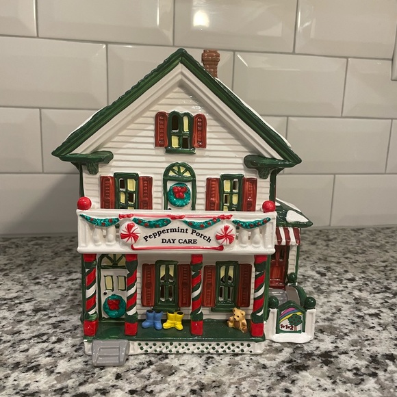 The Original Snow Village: Peppermint Porch Day Care - Picture 3 of 6